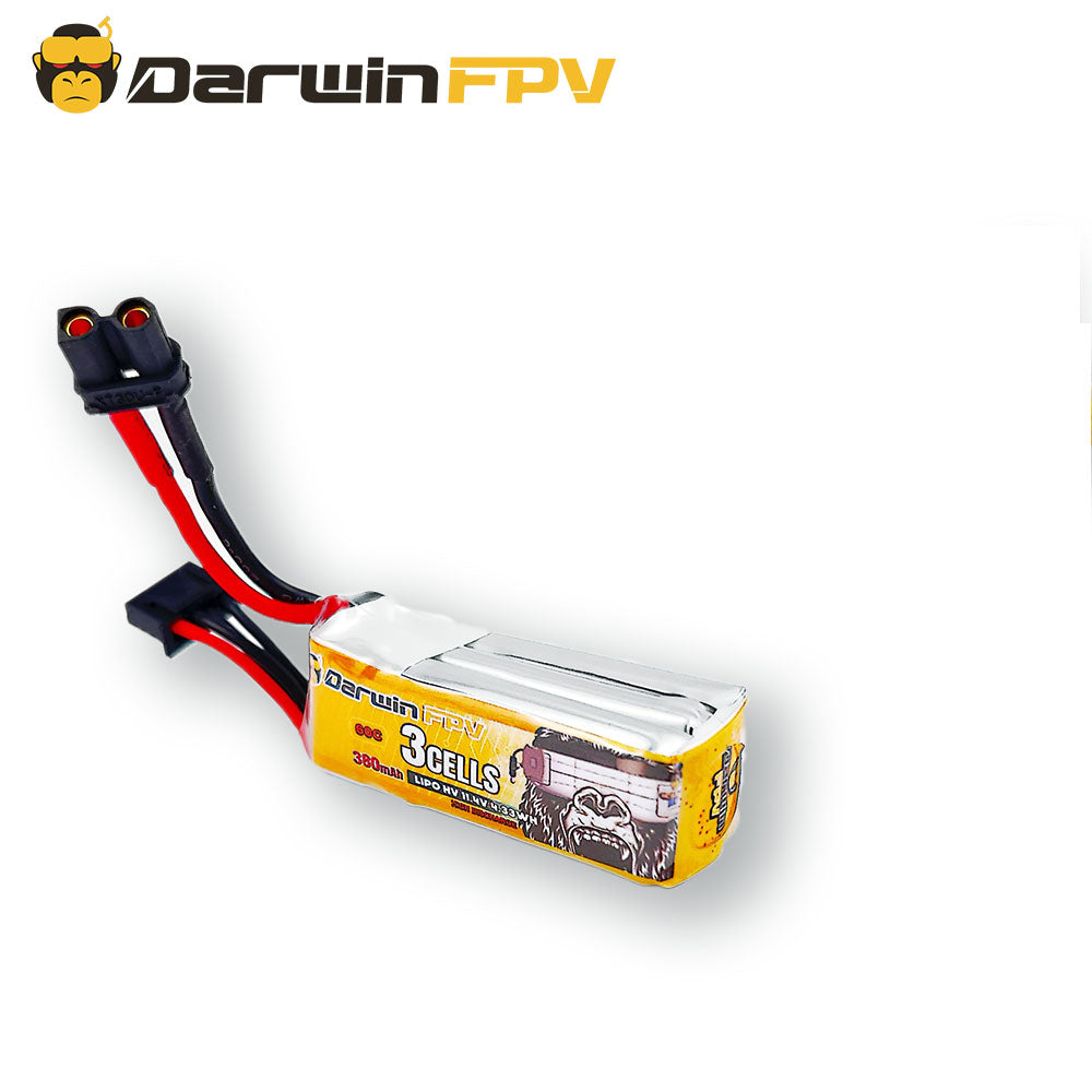 DarwinFPV 380mAh 3S 11.4V 60C fpv 无人机电池
