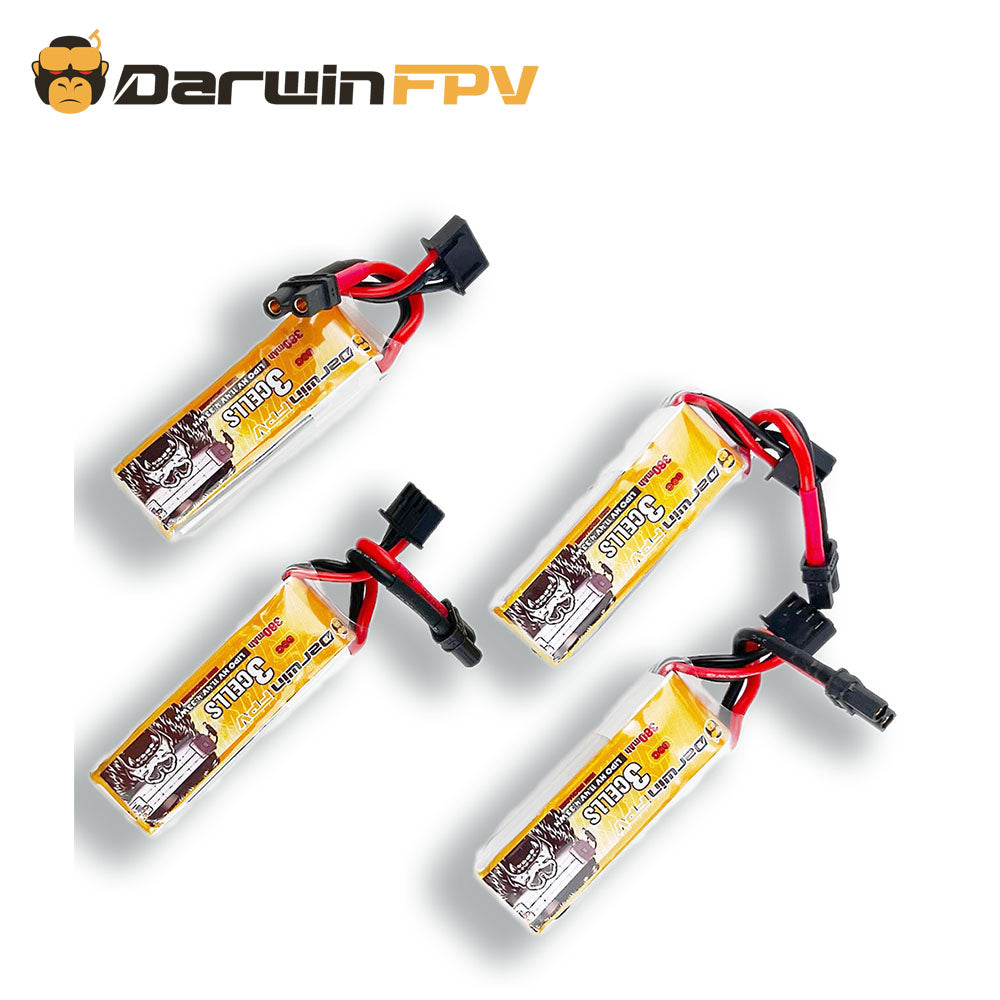 DarwinFPV 380mAh 3S 11.4V 60C fpv 无人机电池