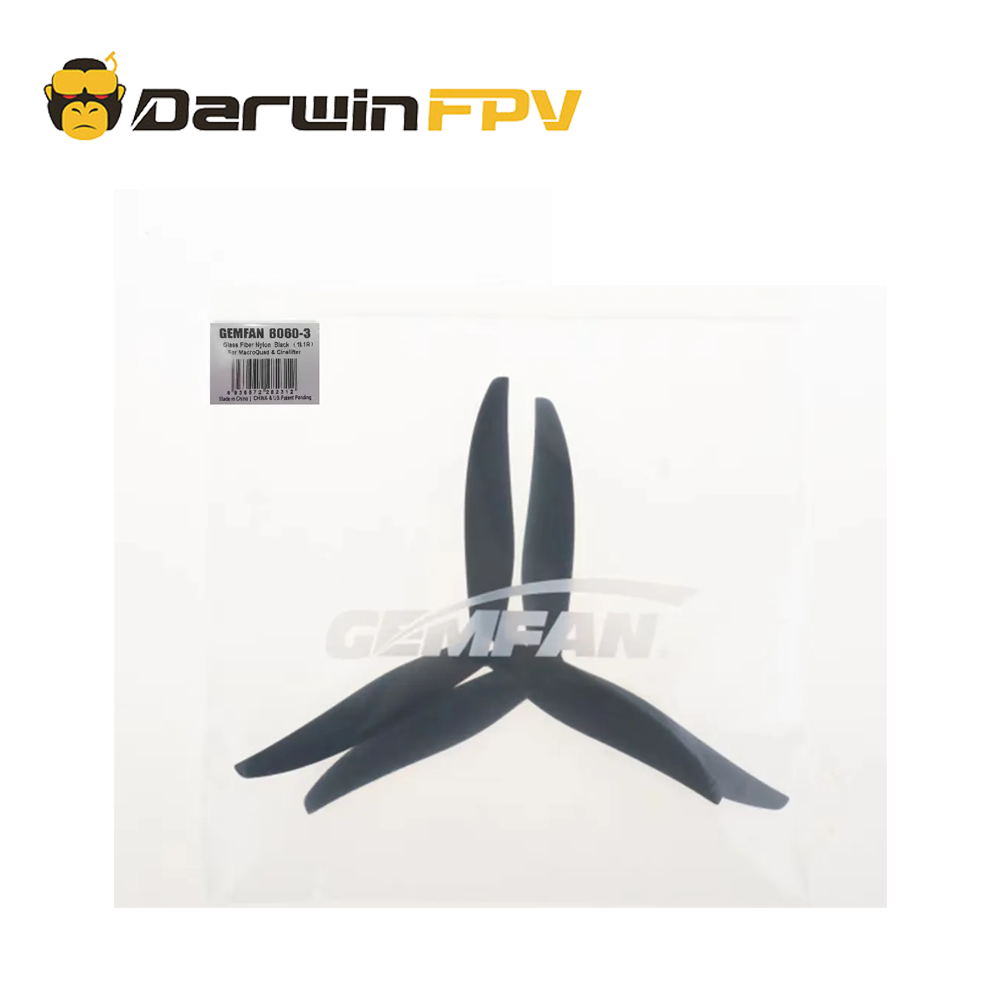 DarwinFPV Gemfan 8060-3 Glass Fiber Nylon