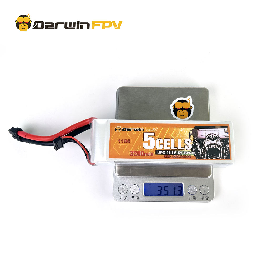 DarwinFPV 5S 3200mAh 18.5V 110C LiPo Battery