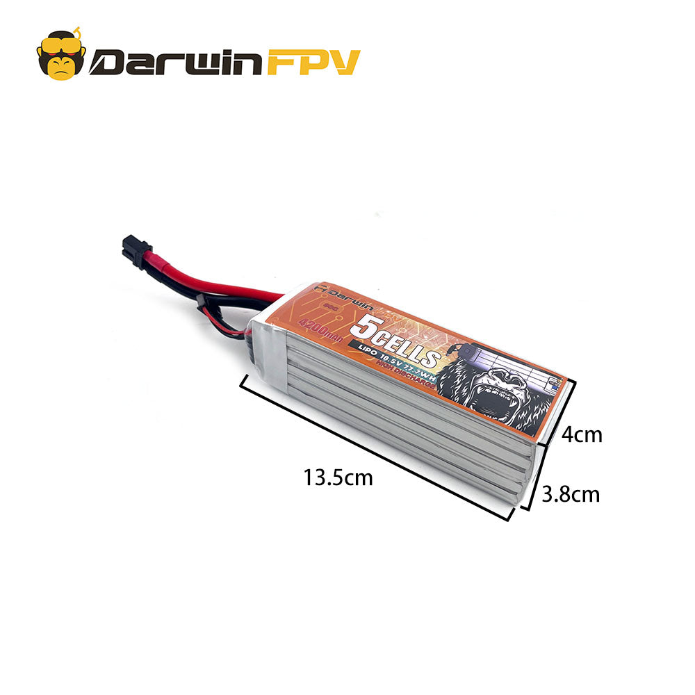 DarwinFPV 5S 4200mAh 18.5V 60C Lipo Battery