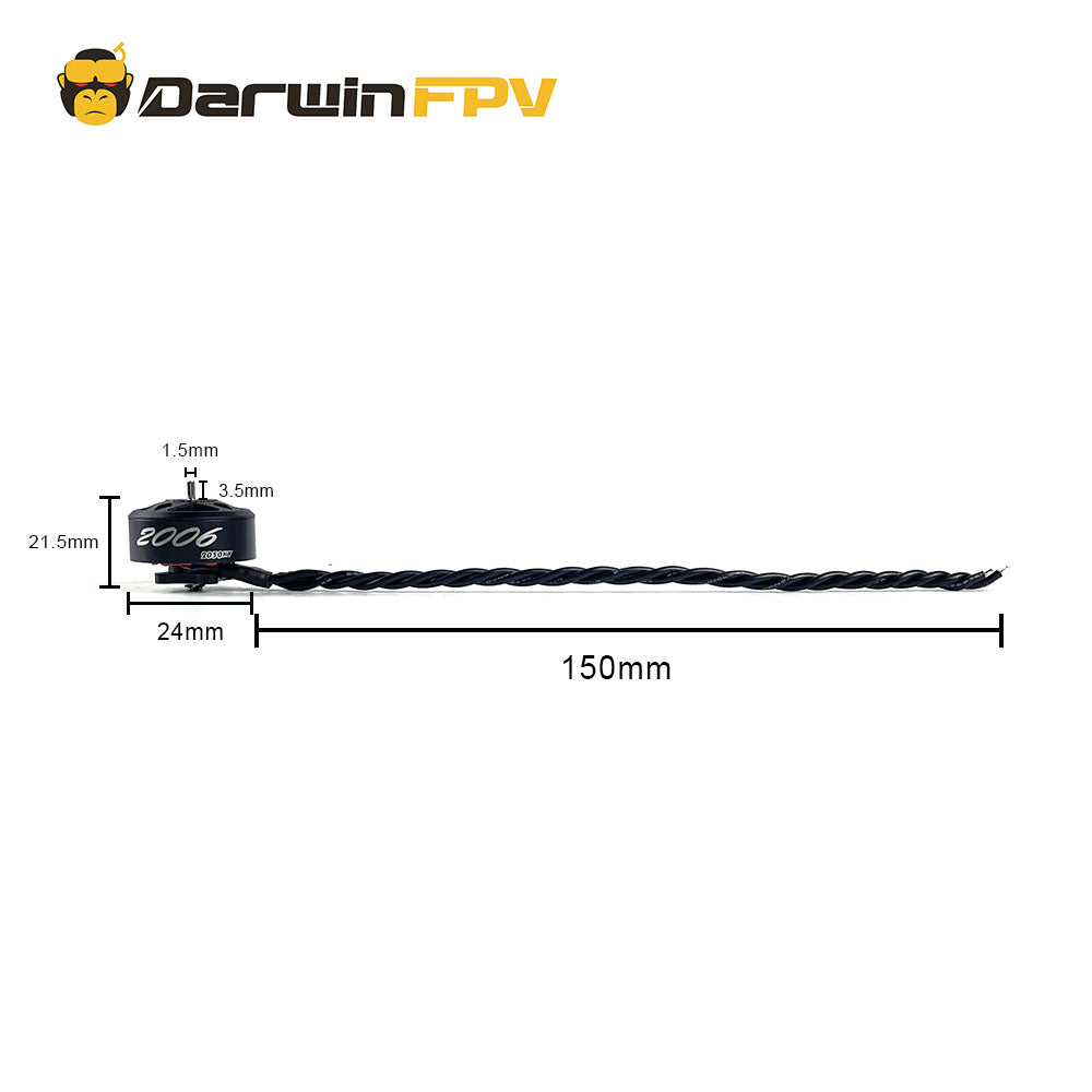 DarwinFPV CineApe35 2006 2030KV 3400KV Motor