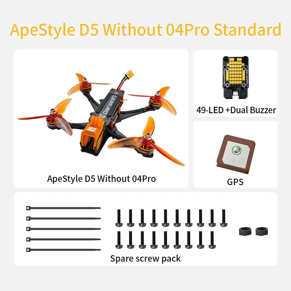 DarwinFPV ApeStyle D5 FPV Drone