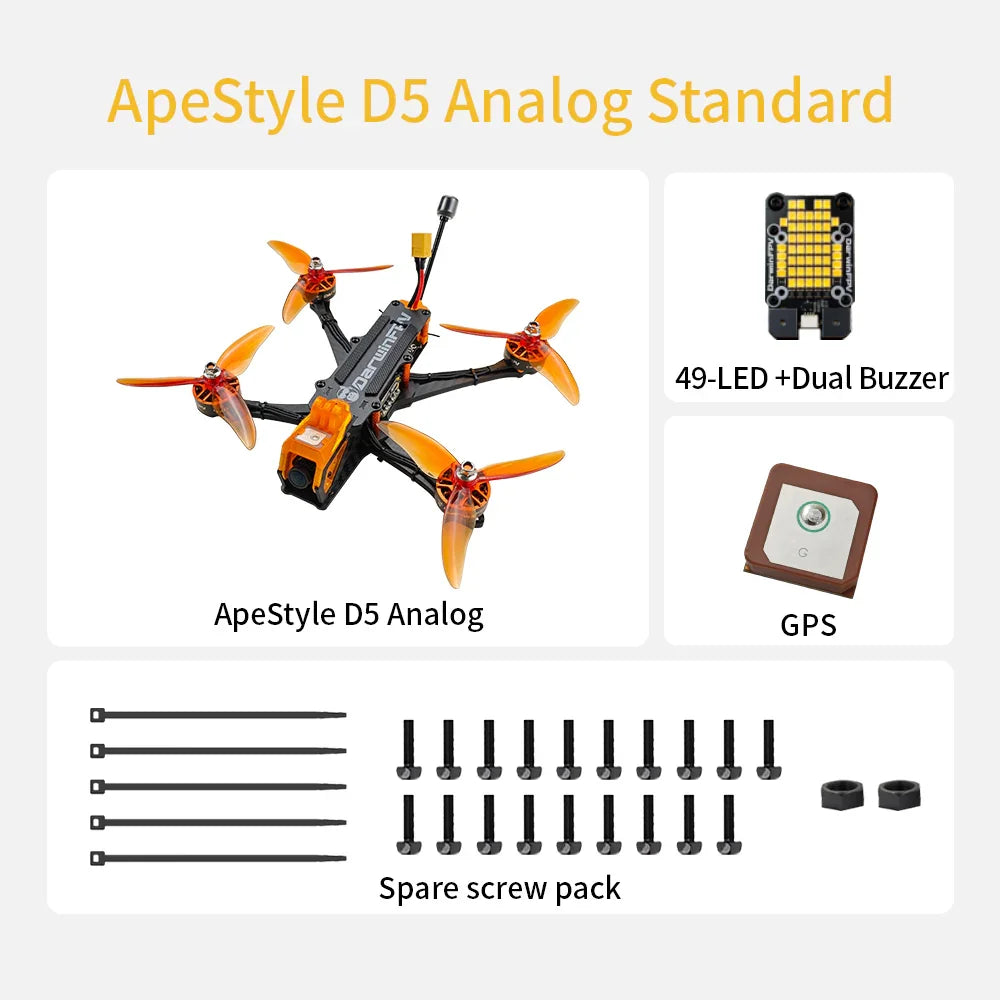 DarwinFPV ApeStyle D5 FPV Drone