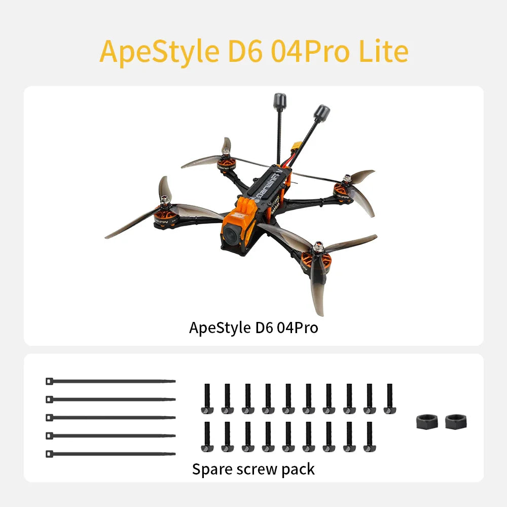 DarwinFPV ApeStyle D6 FPV Drone