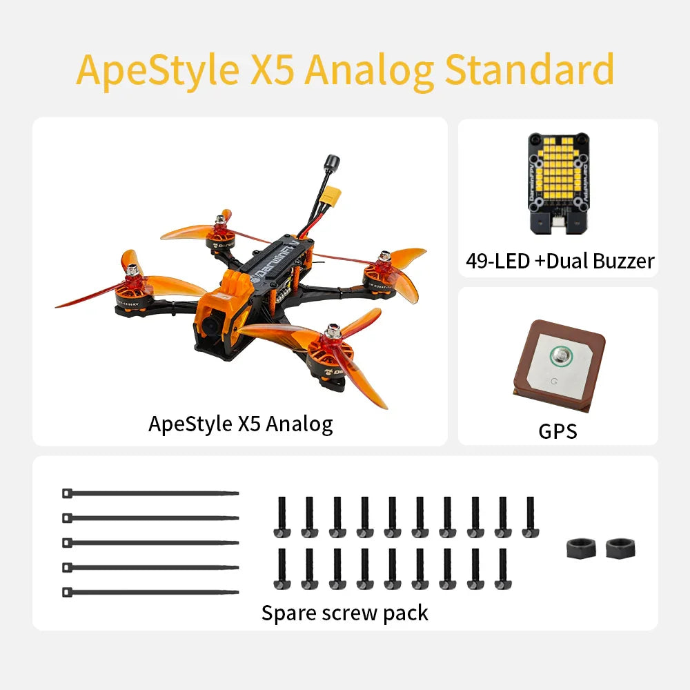 DarwinFPV ApeStyle D5 FPV Drone