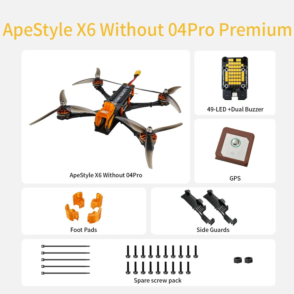 DarwinFPV ApeStyle X6 FPV Drone