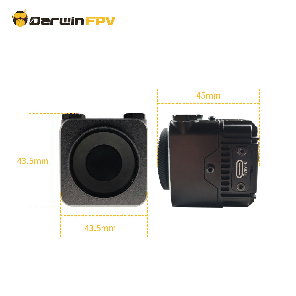 DarwinFPV O4 Pro CNC Aluminum Waterproof Protective Case