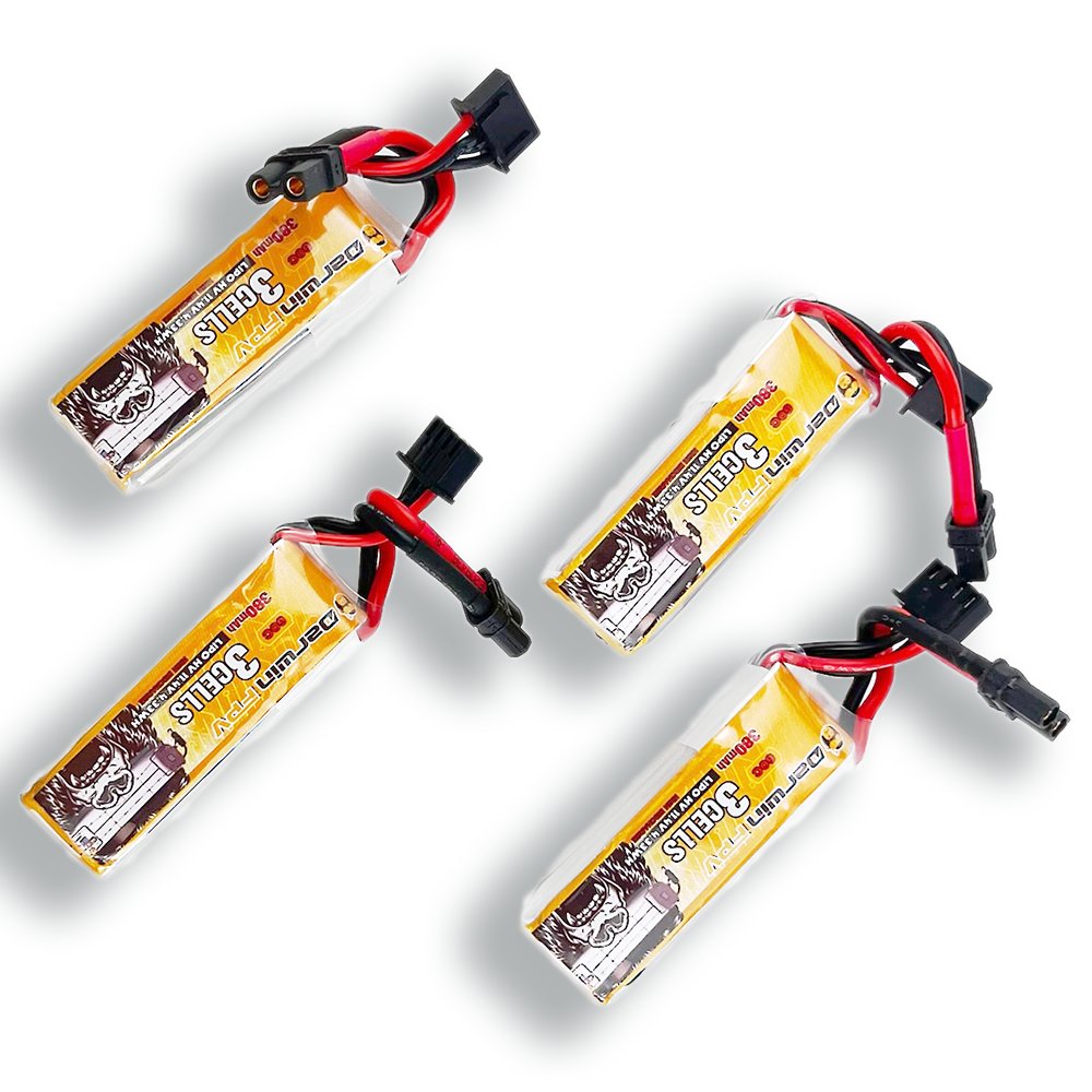 DarwinFPV 380mAh 3S 11.4V 60C fpv 无人机电池
