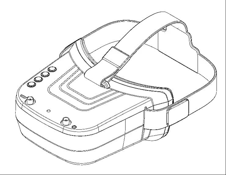 Mini 3 Inches 5.8GHZ 40CH FPV Goggles