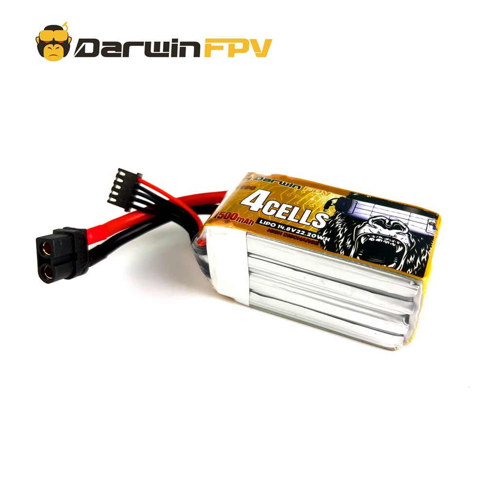 DarwinFPV 1500mAh 4S 14.8V 110C LiPo Battery