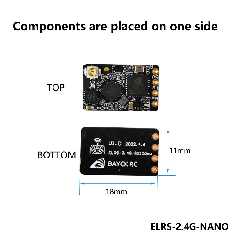 DarwinFPV 2.4G ELRS Nano Receiver