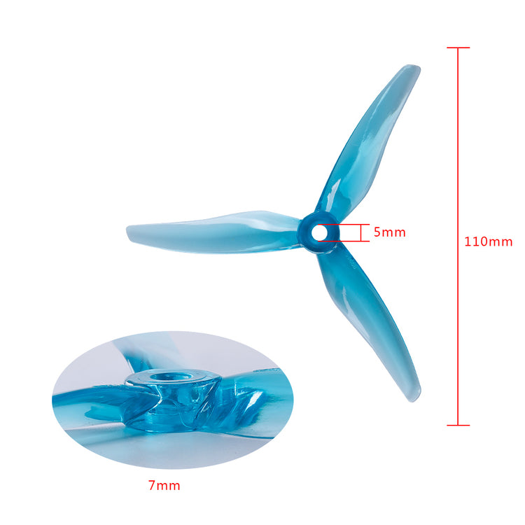 Darwinfpv 5 inch 51466-3 blades propeller