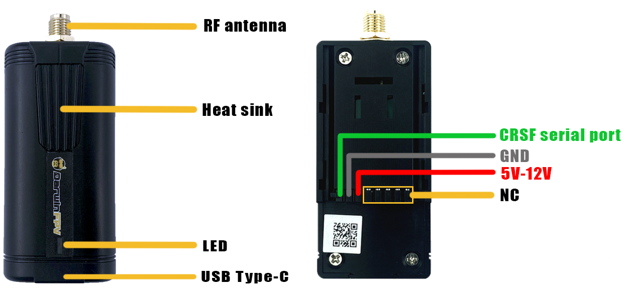 Darwin Vantac ELRS 2.4G Lite TX Module