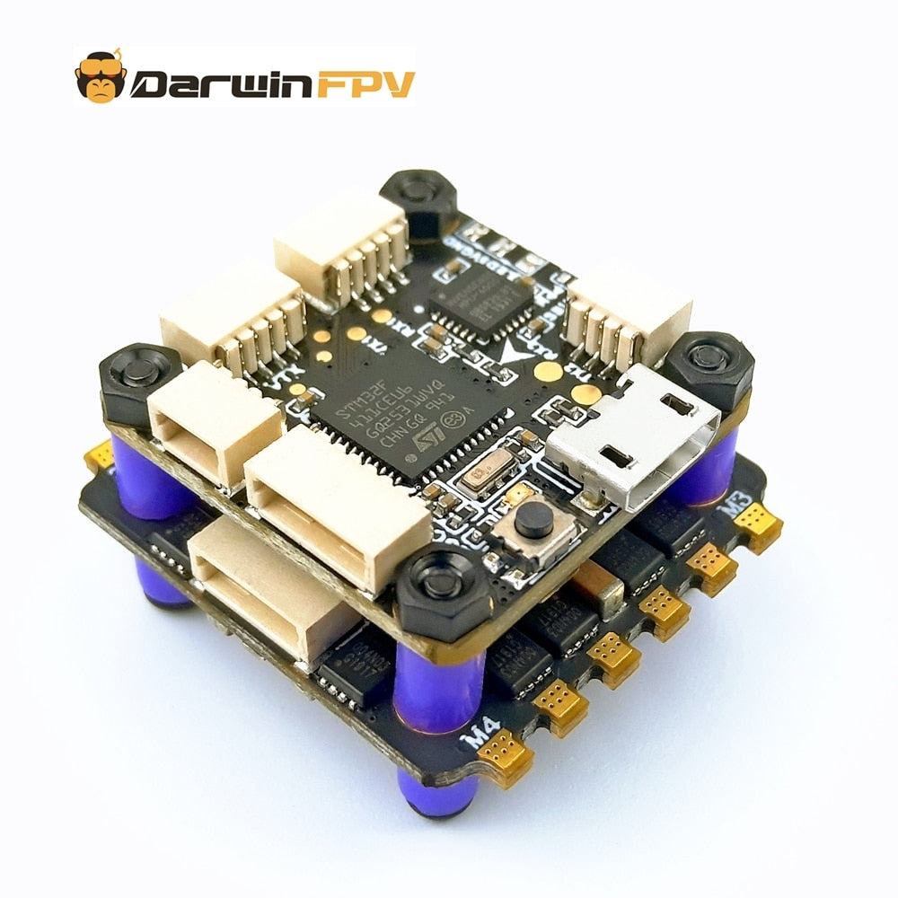 DarwinFPV fpv ESC flight controller Betaflight F4 FC 30A 2-6S BLHeli_32 4in1 Dshot1200