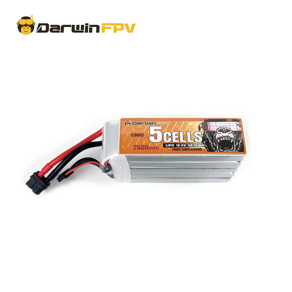 DarwinFPV 5S 2600mAh 130C 锂聚合物FPV电池