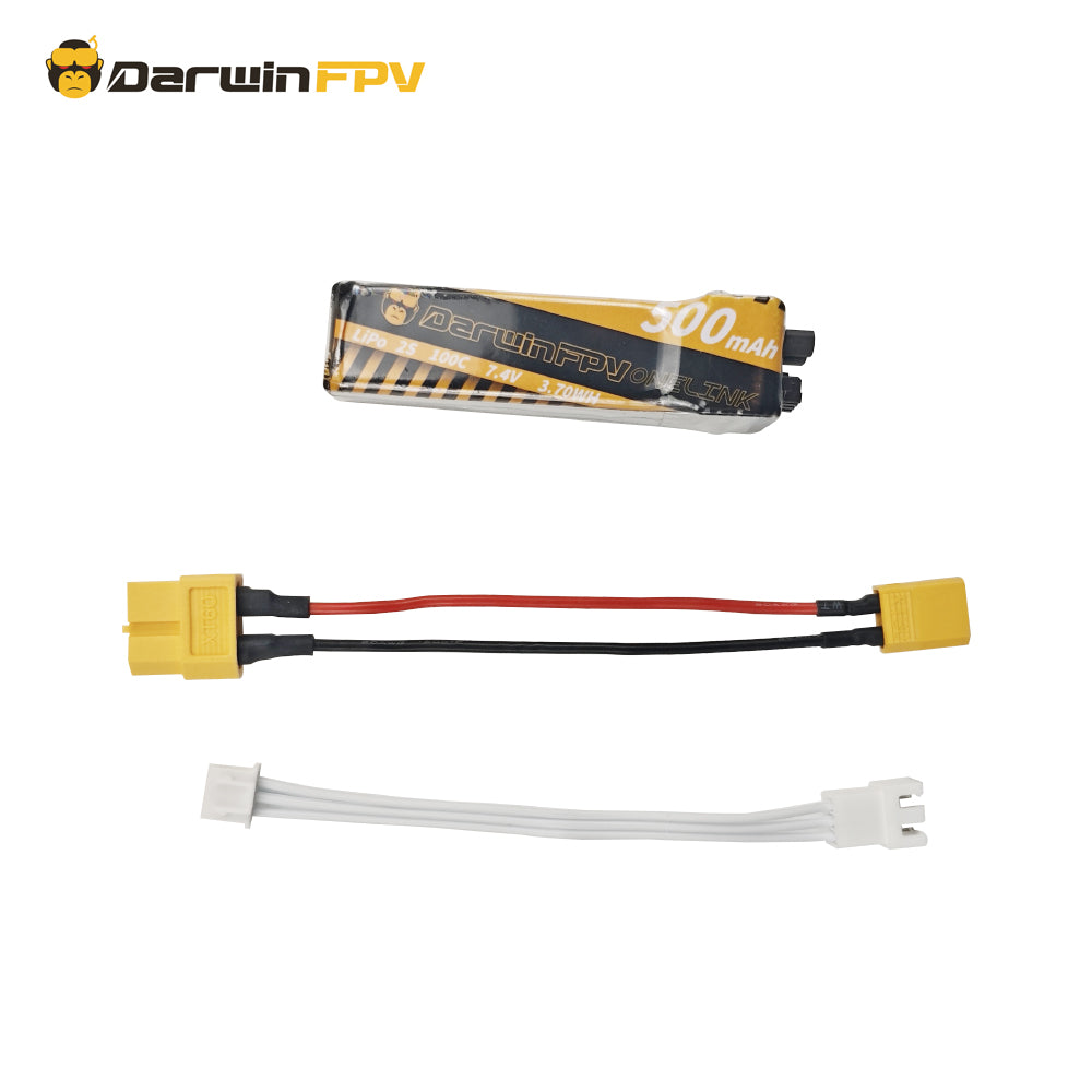 DarwinFPV OneLink 2S 500mAh Lipo Battery