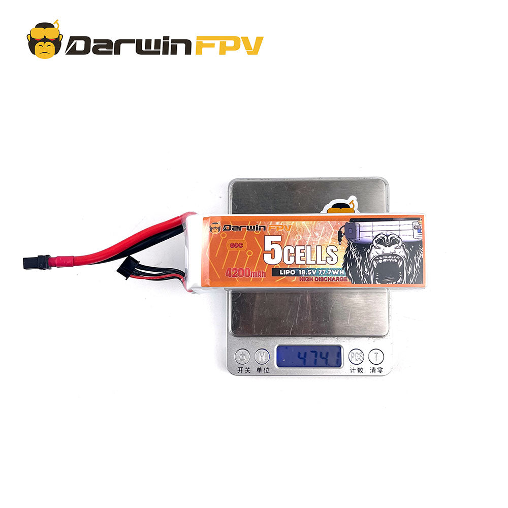 DarwinFPV 5S 4200mAh  18.5V 60C Lipo Battery