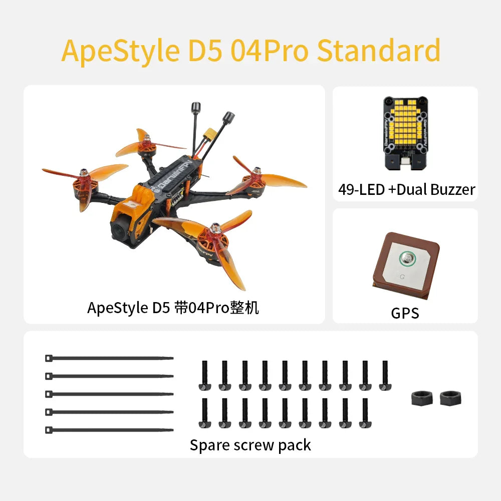 DarwinFPV ApeStyle D5 FPV Drone