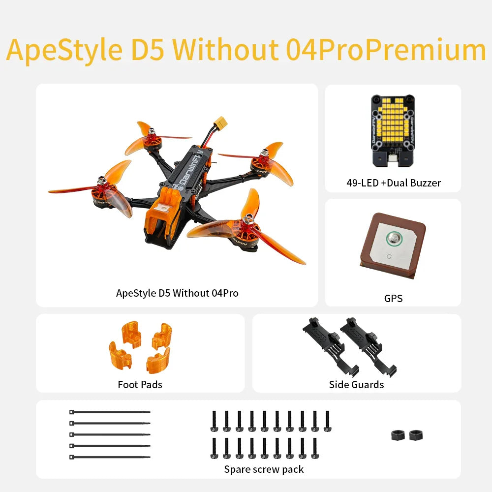 DarwinFPV ApeStyle D5 FPV Drone
