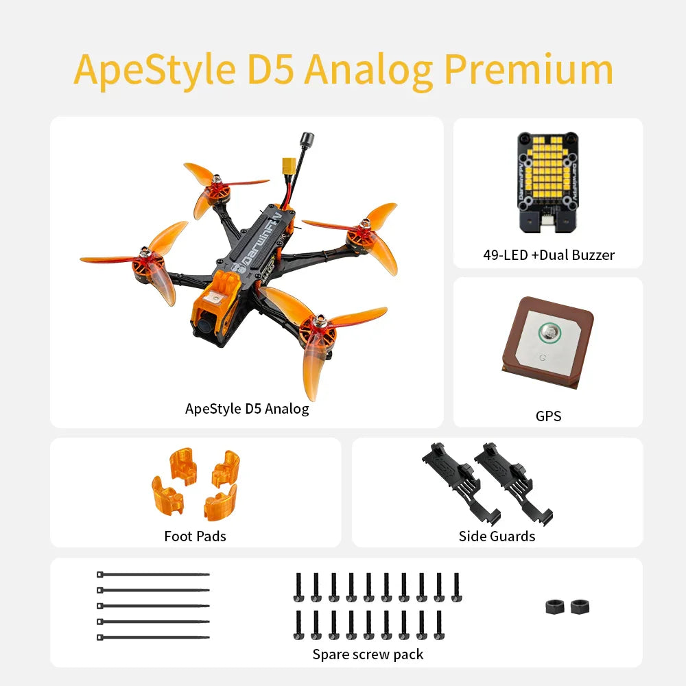 DarwinFPV ApeStyle D5 FPV Drone