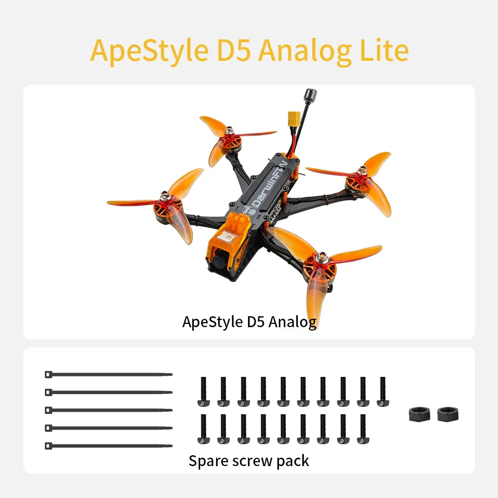 DarwinFPV ApeStyle D5 FPV Drone