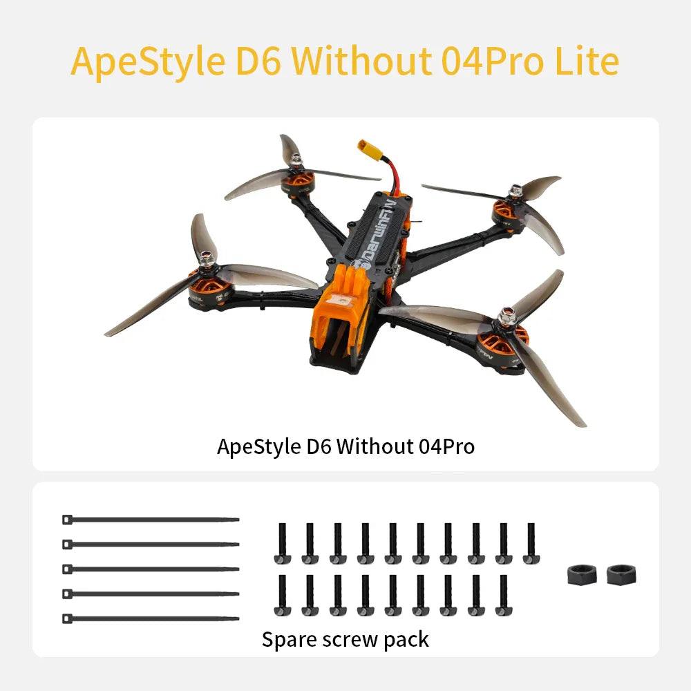 DarwinFPV ApeStyle D6 FPV Drone