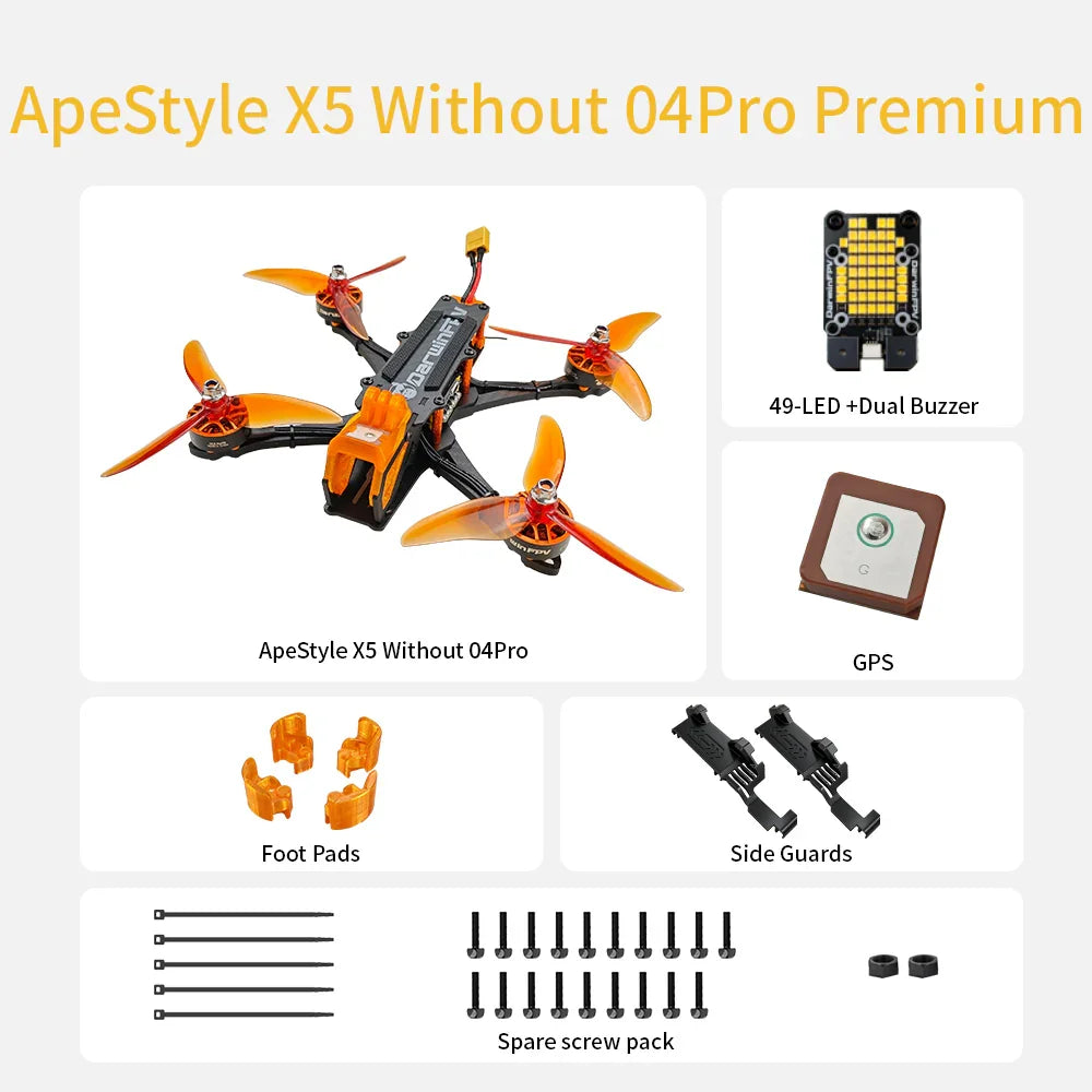 DarwinFPV ApeStyle X5 FPV Drone