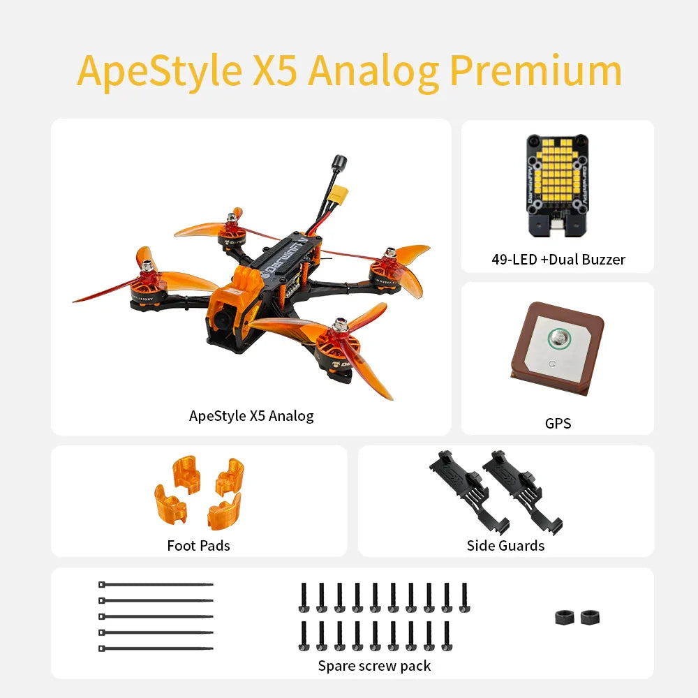 DarwinFPV ApeStyle X5 FPV Drone