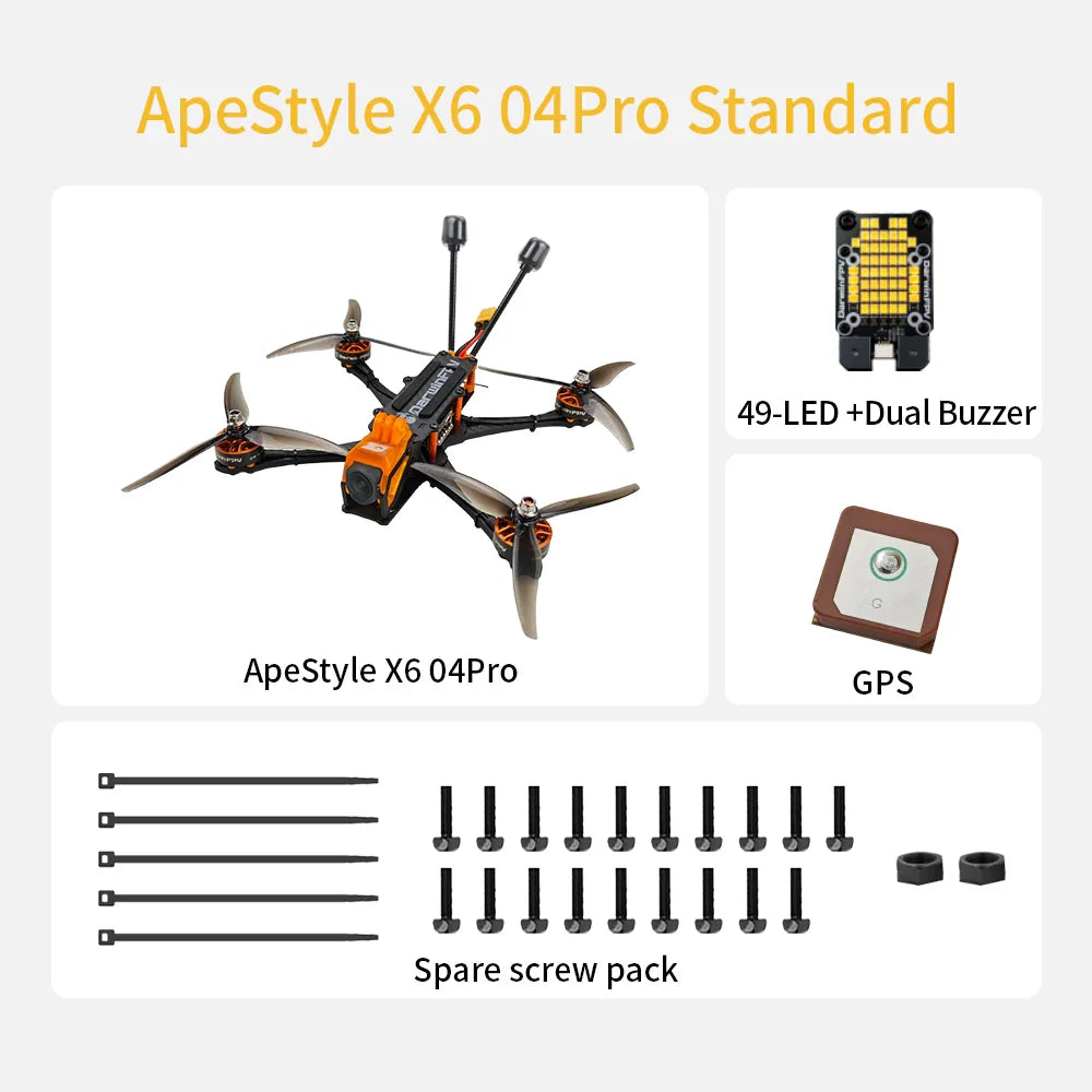 DarwinFPV ApeStyle X6 FPV Drone