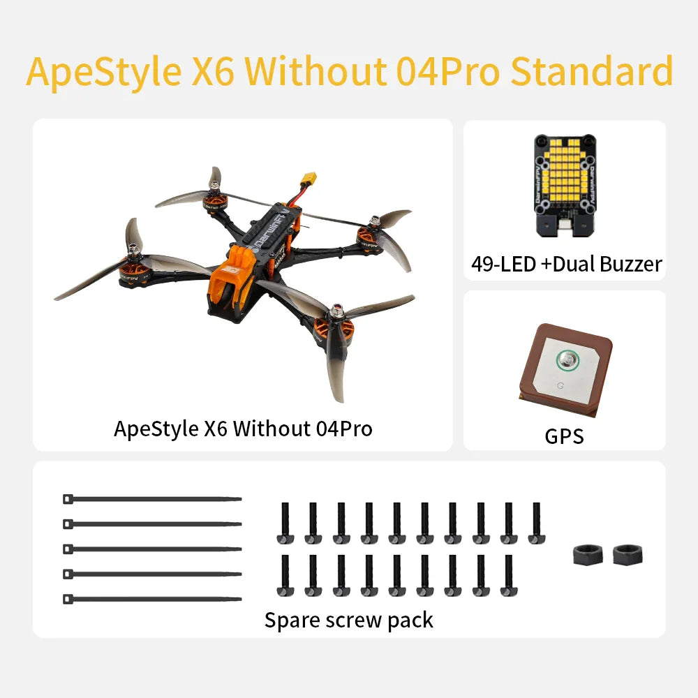 DarwinFPV ApeStyle X6 FPV Drone