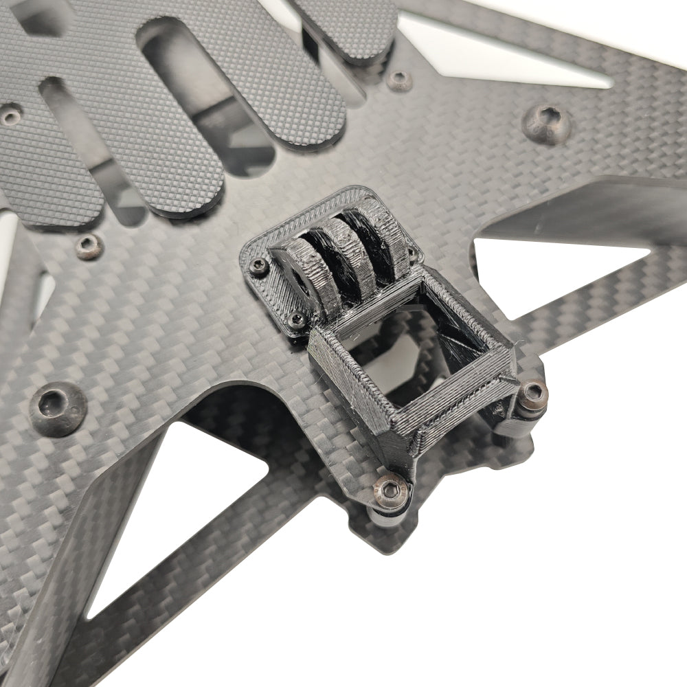 3D-Printed FPV GPS Mount Bracket on DarwinFPV 15-inch Drone Frame – Secure GPS Installation