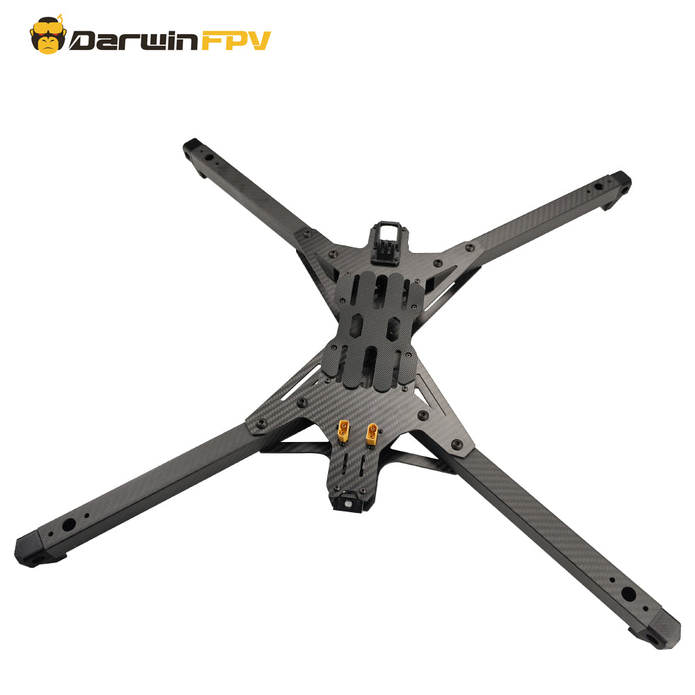 Fully Built DarwinFPV 15-inch Carbon Fiber FPV Drone Frame – Ready for Component Installation
