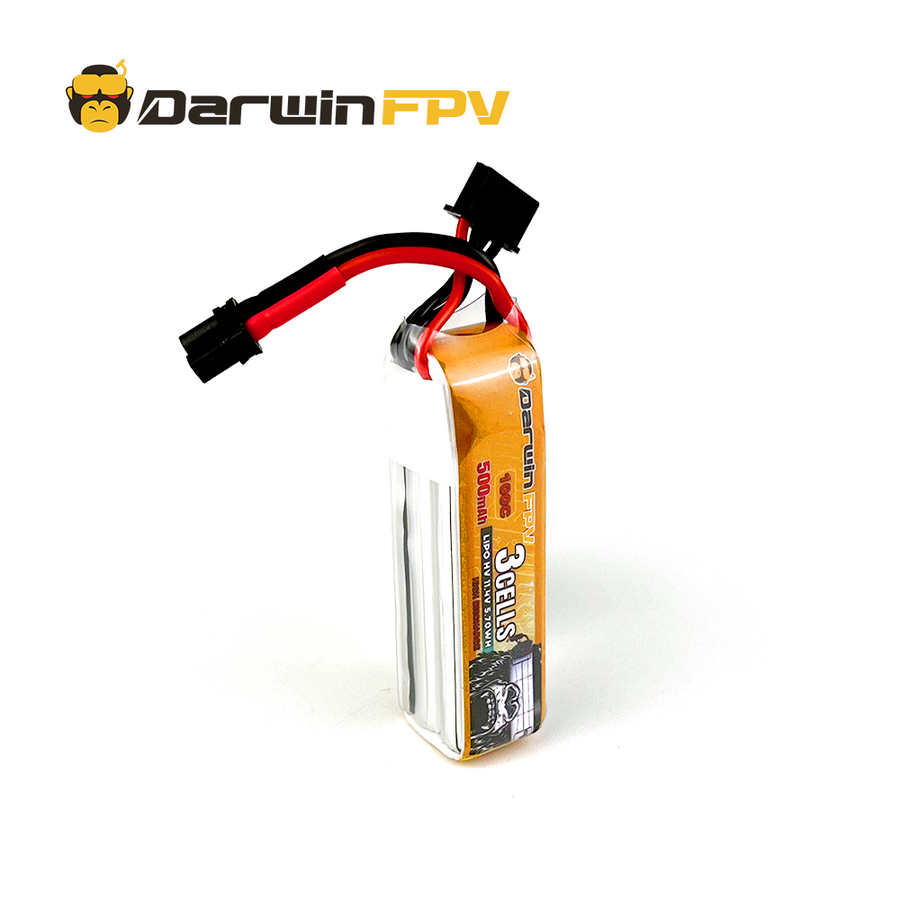 DarwinFPV 3S 500mAh 11.4V 100C Battery DarwinFPV