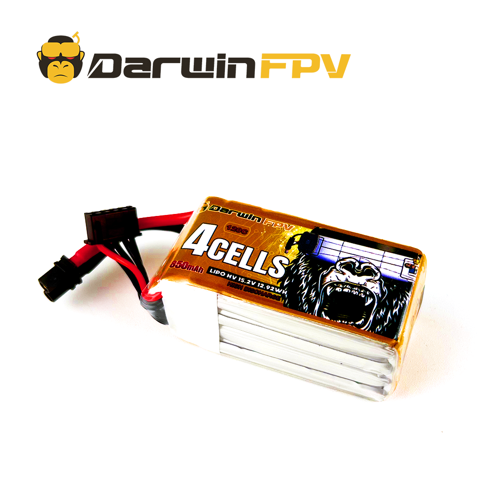 DarwinFPV 4S 850mAh 15.2V Lipo FPV 无人机电池