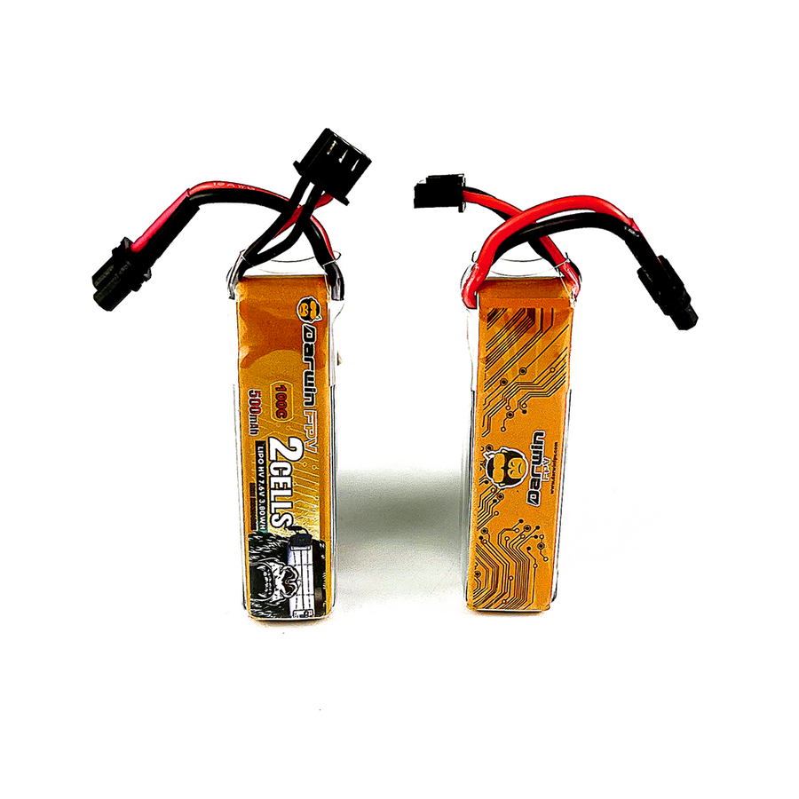 DarwinFPV 500mAh 2S 7.6V 100C FPV Drone Battery DarwinFPV