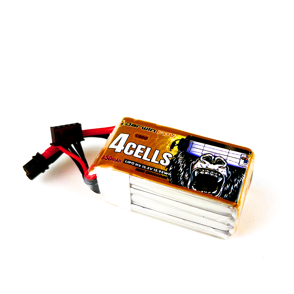 DarwinFPV 4S 850mAh 15.2V Lipo FPV Drone Battery