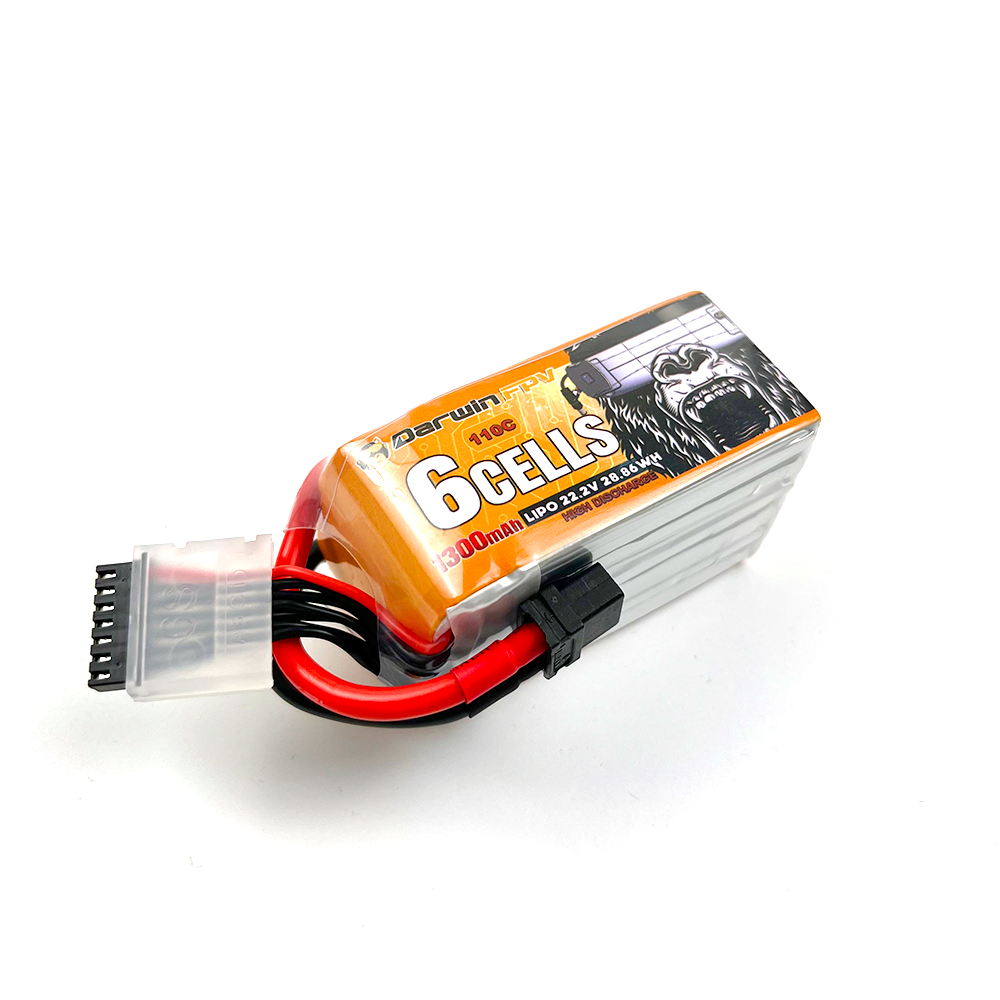 DarwinFPV 6S 1300mAh Lipo Battery